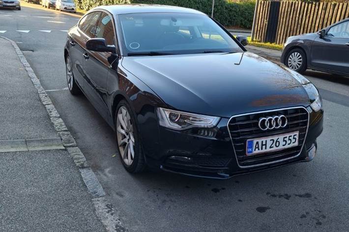 Sort Audi A5 Sportback fra 2013