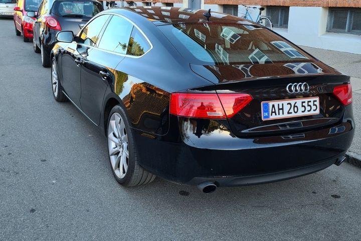 Sort Audi A5 Sportback fra 2013