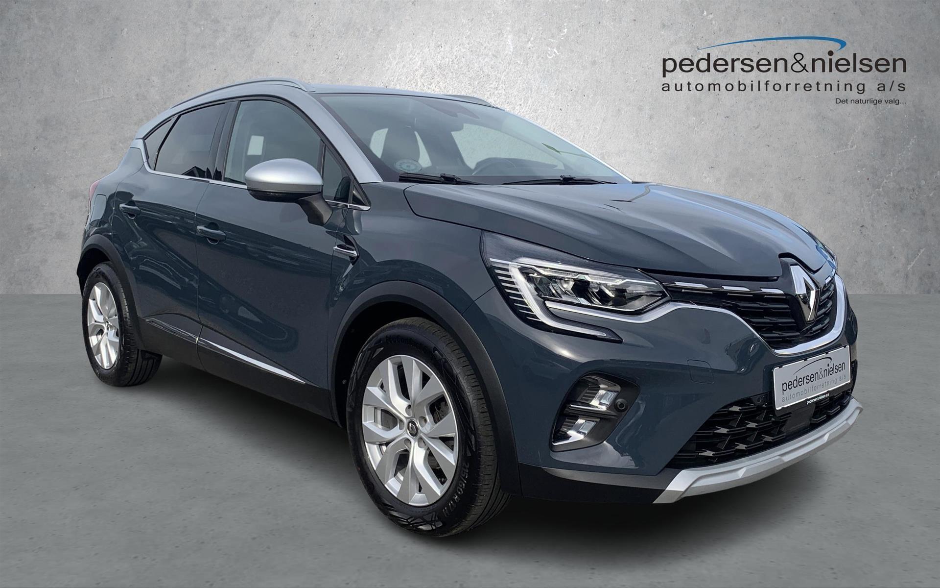 Blå Renault Captur fra 2020