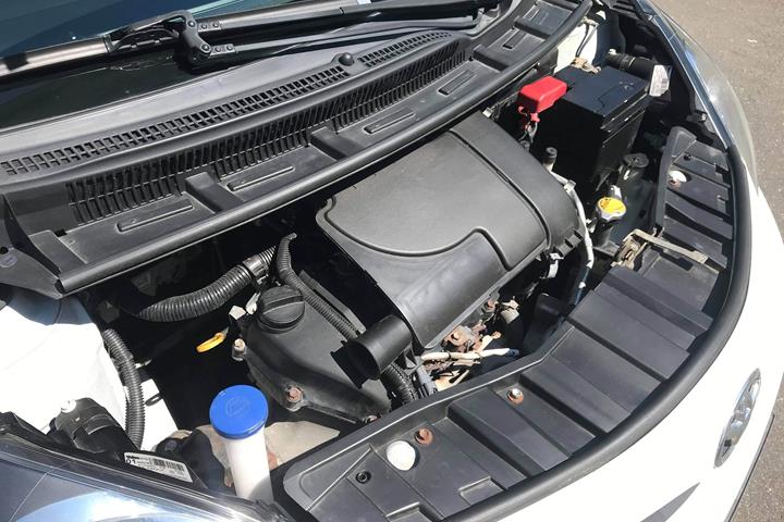 Hvid Toyota Aygo fra 2013
