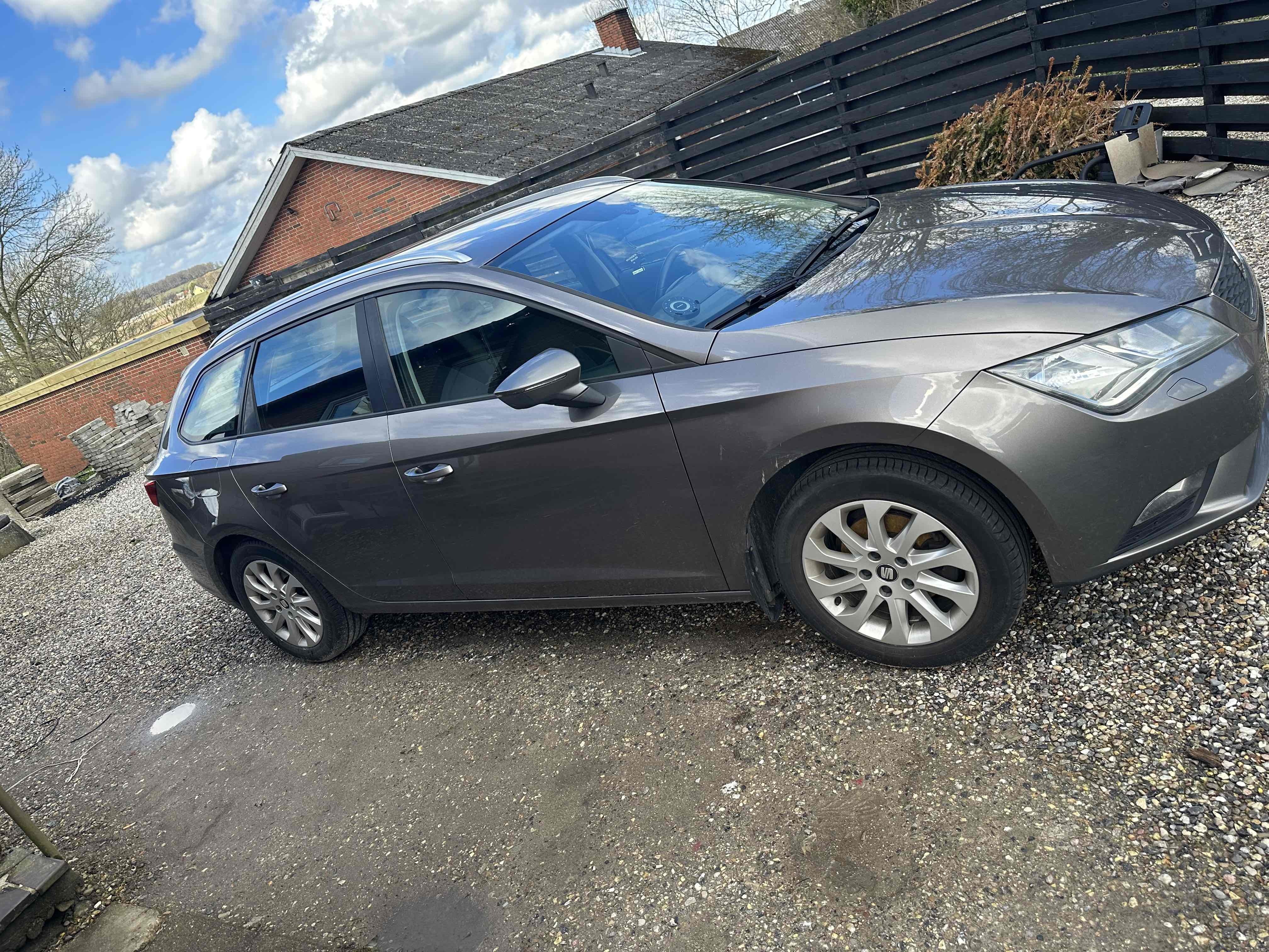 Sølv Seat Leon fra 2014