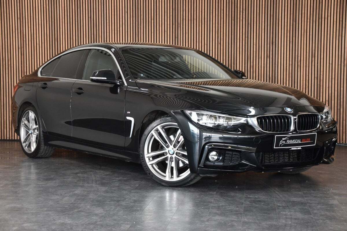 Grå BMW 420i fra 2018