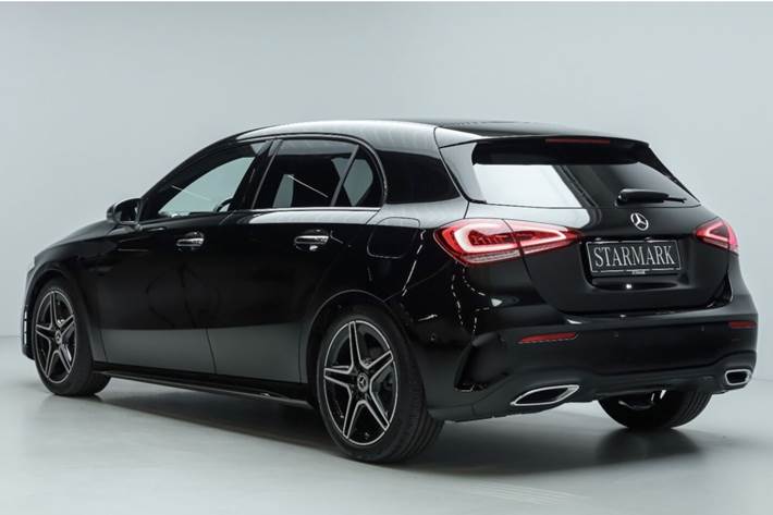 Sort Mercedes A-Klasse fra 2020