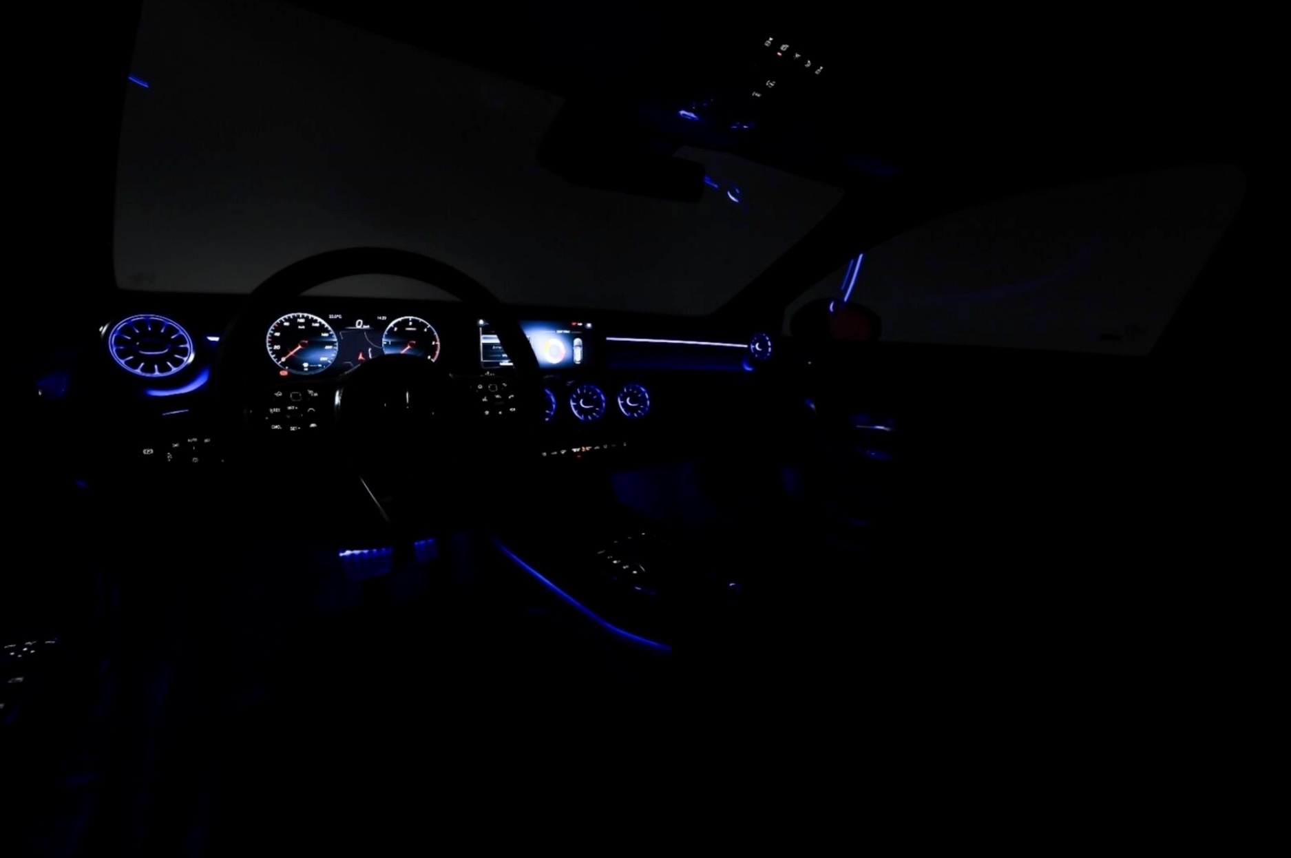 Sort Mercedes A-Klasse fra 2020