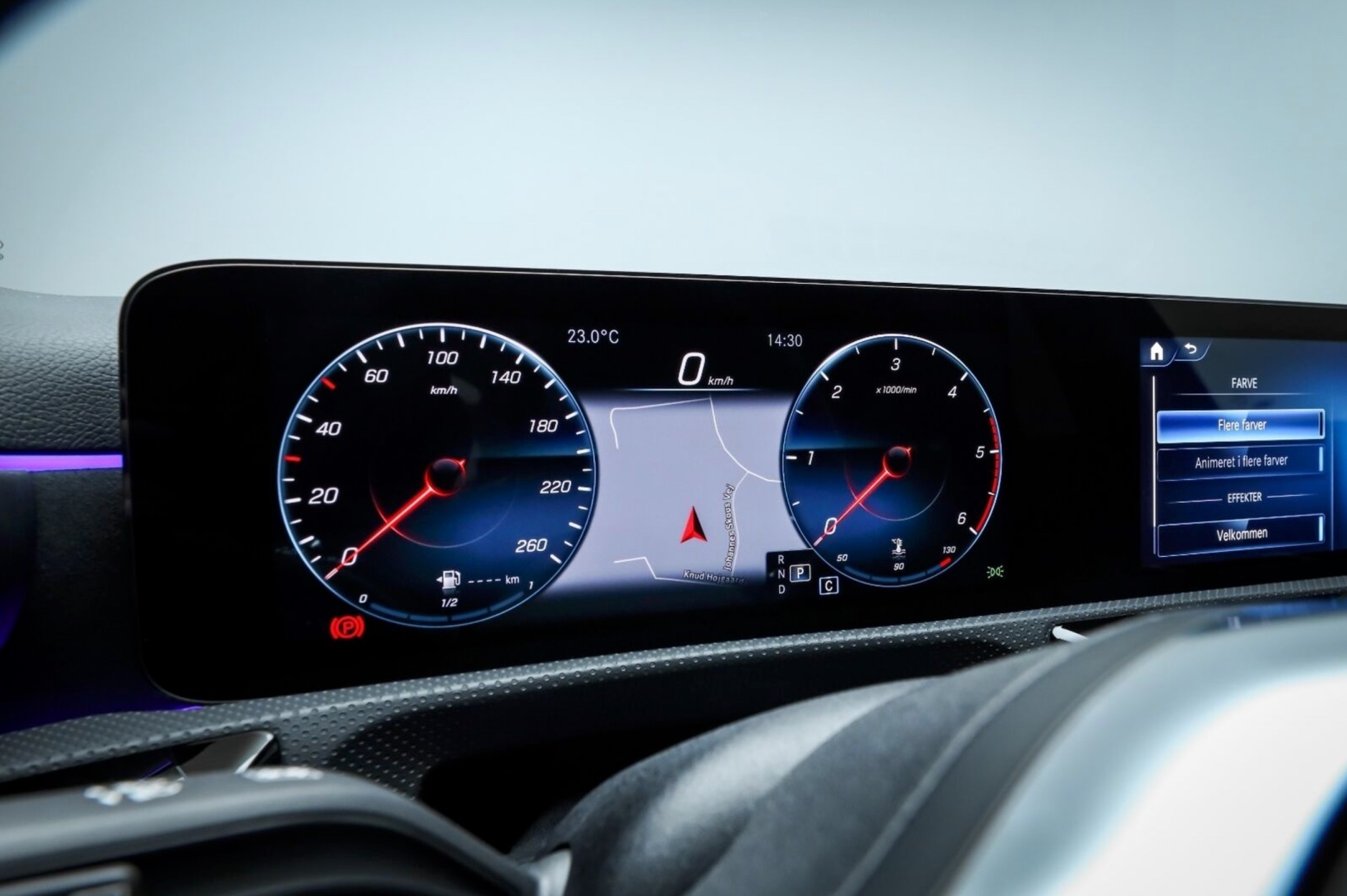 Sort Mercedes A-Klasse fra 2020
