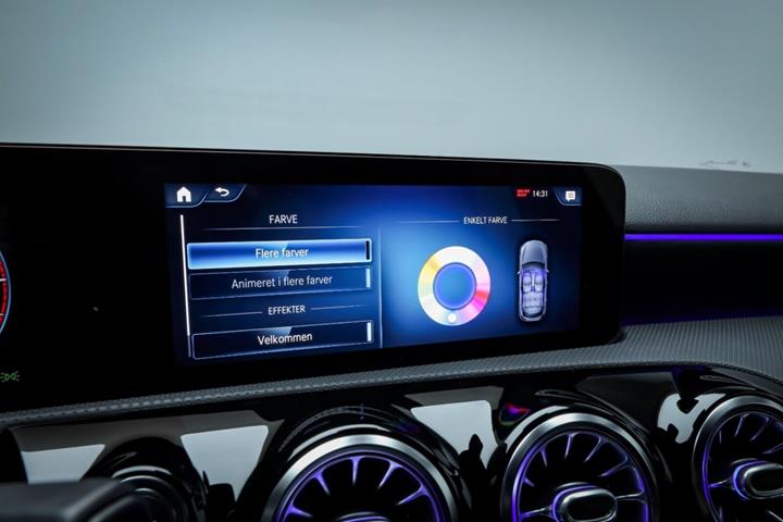 Sort Mercedes A-Klasse fra 2020