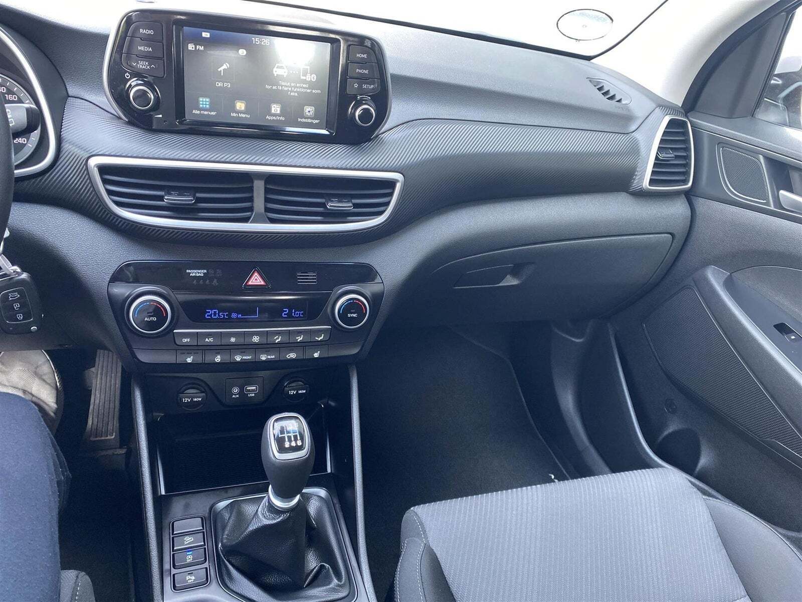 Grå Hyundai Tucson fra 2019