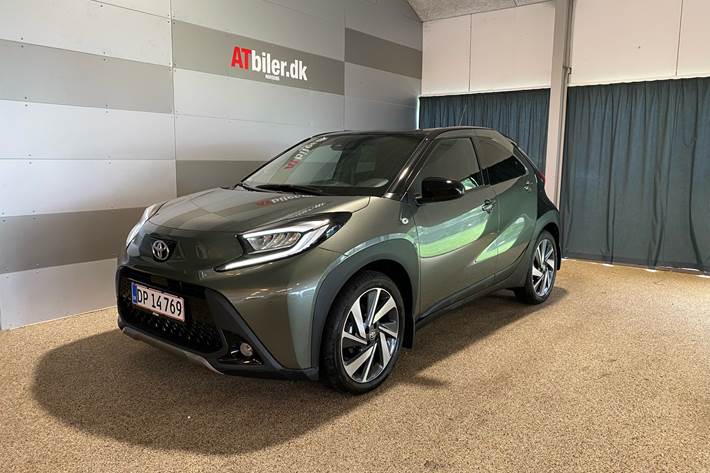 Grøn Toyota Aygo X fra 2022