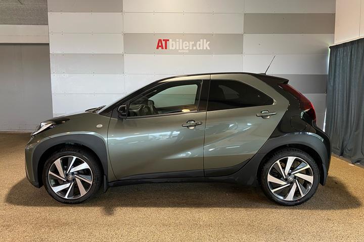 Grøn Toyota Aygo X fra 2022