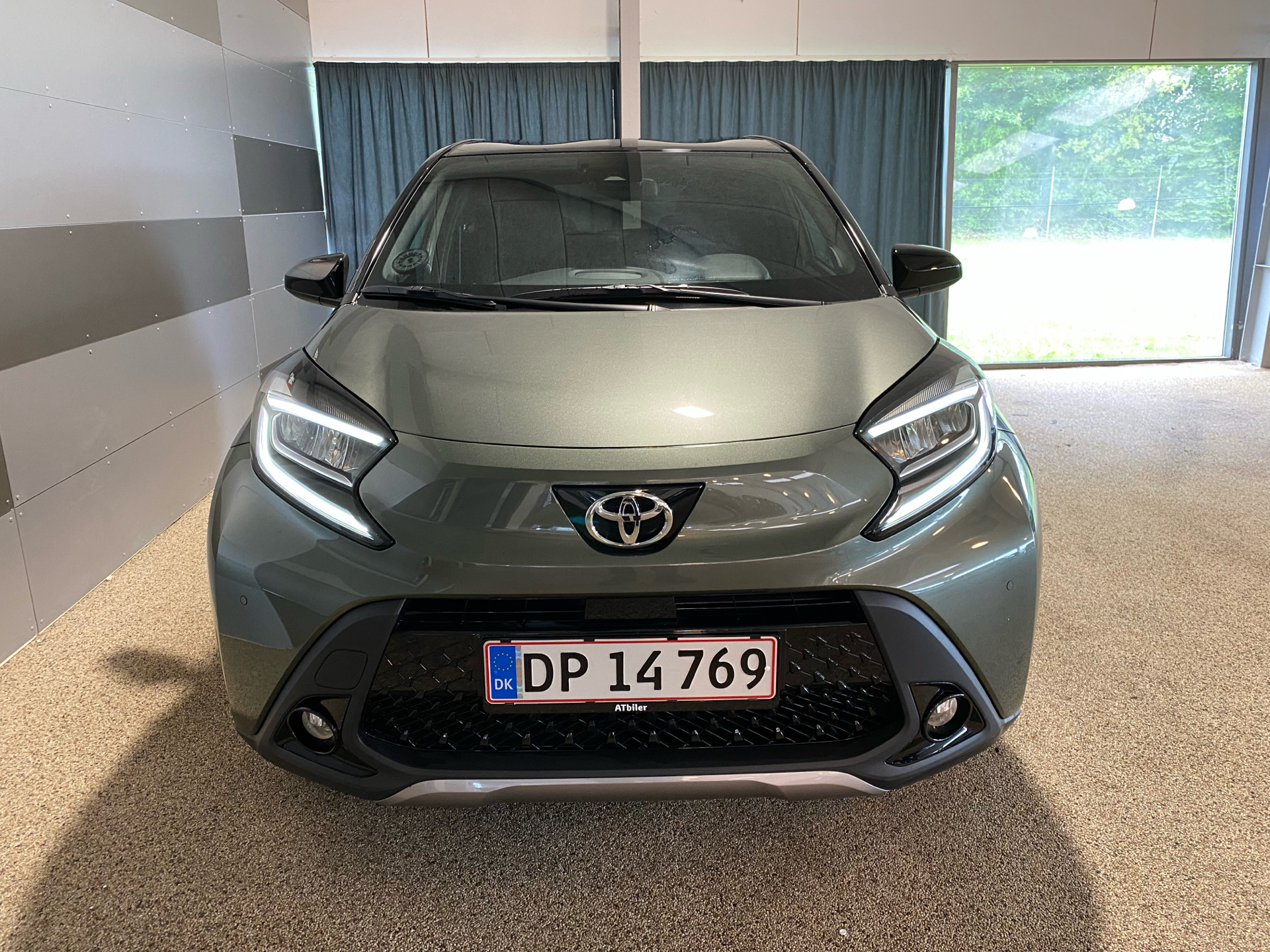 Grøn Toyota Aygo X fra 2022