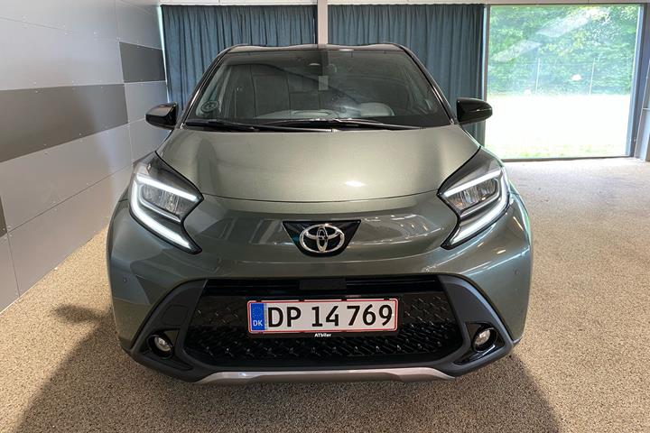 Grøn Toyota Aygo X fra 2022