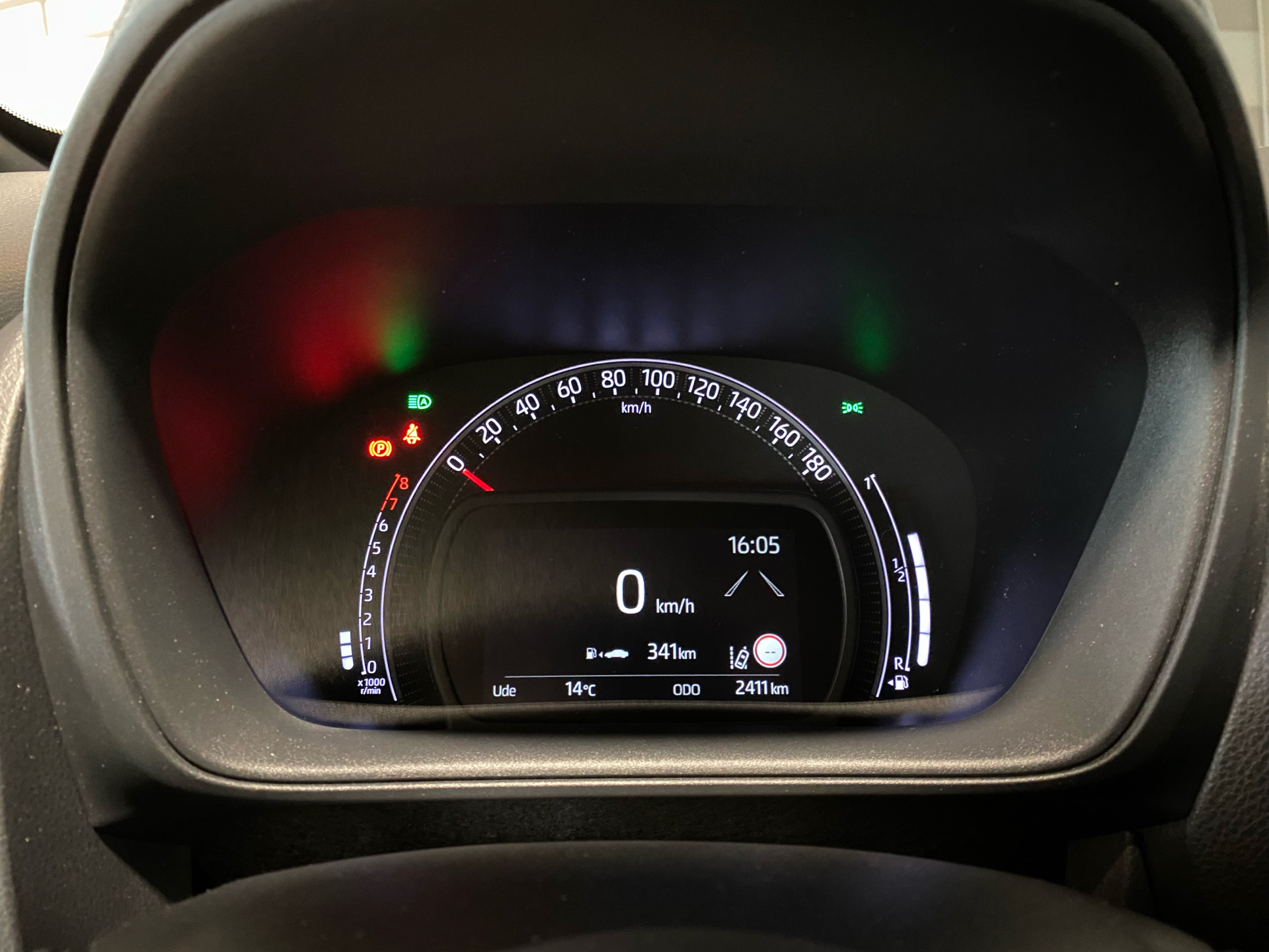 Grøn Toyota Aygo X fra 2022