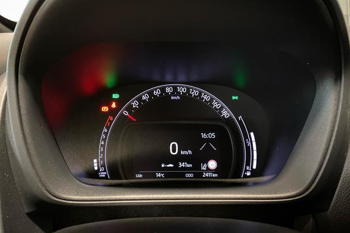 Grøn Toyota Aygo X fra 2022