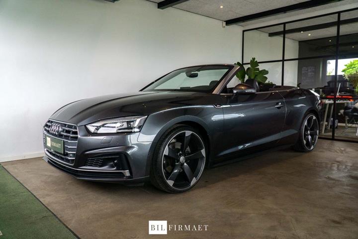 Grå Audi A5 fra 2019