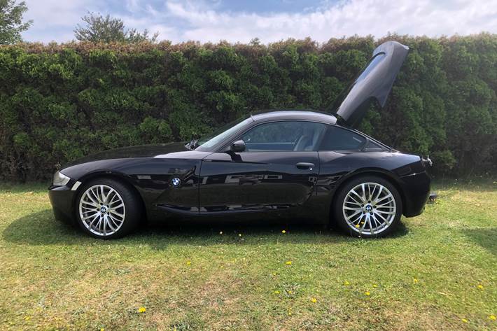 Sort BMW Z4 fra 2007