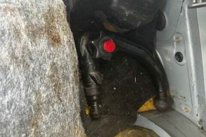 Grå Audi A4 fra 2010