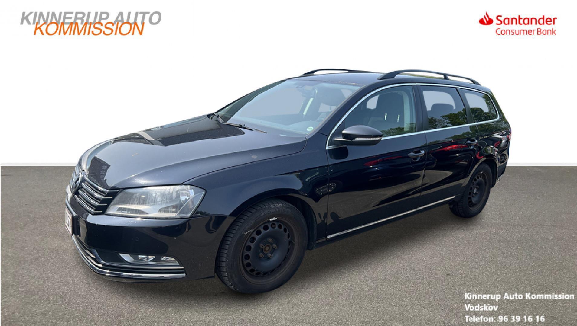 Sort VW Passat fra 2012