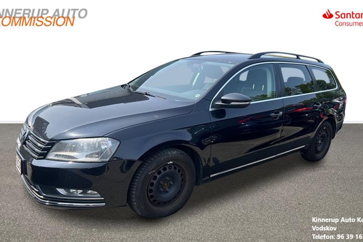 Sort VW Passat fra 2012