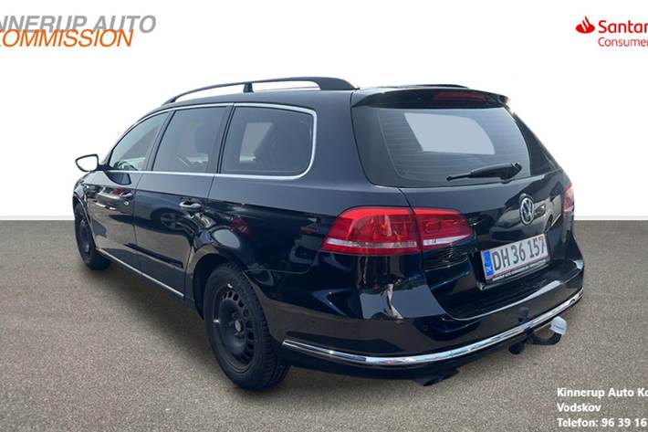 Sort VW Passat fra 2012