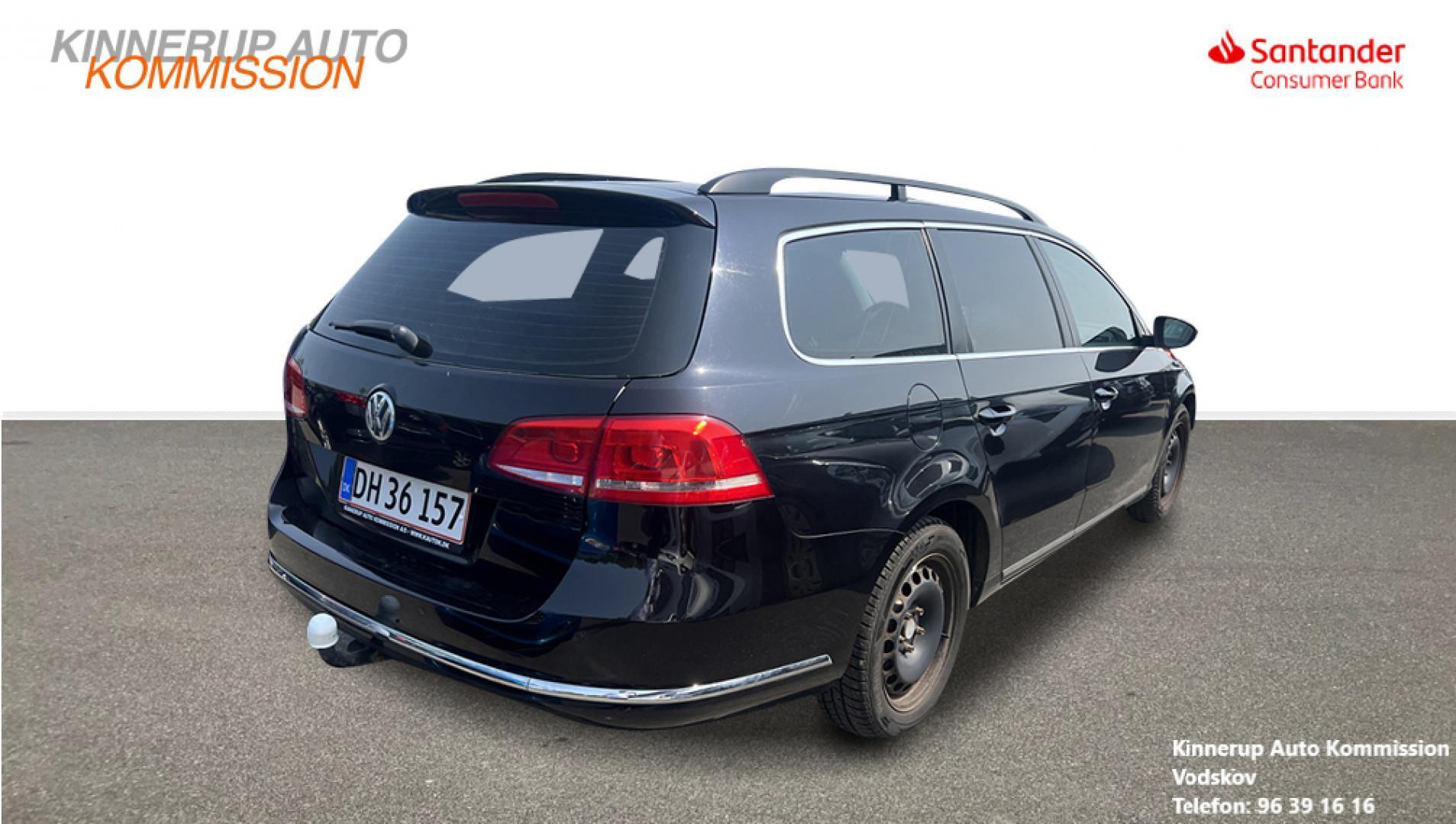 Sort VW Passat fra 2012