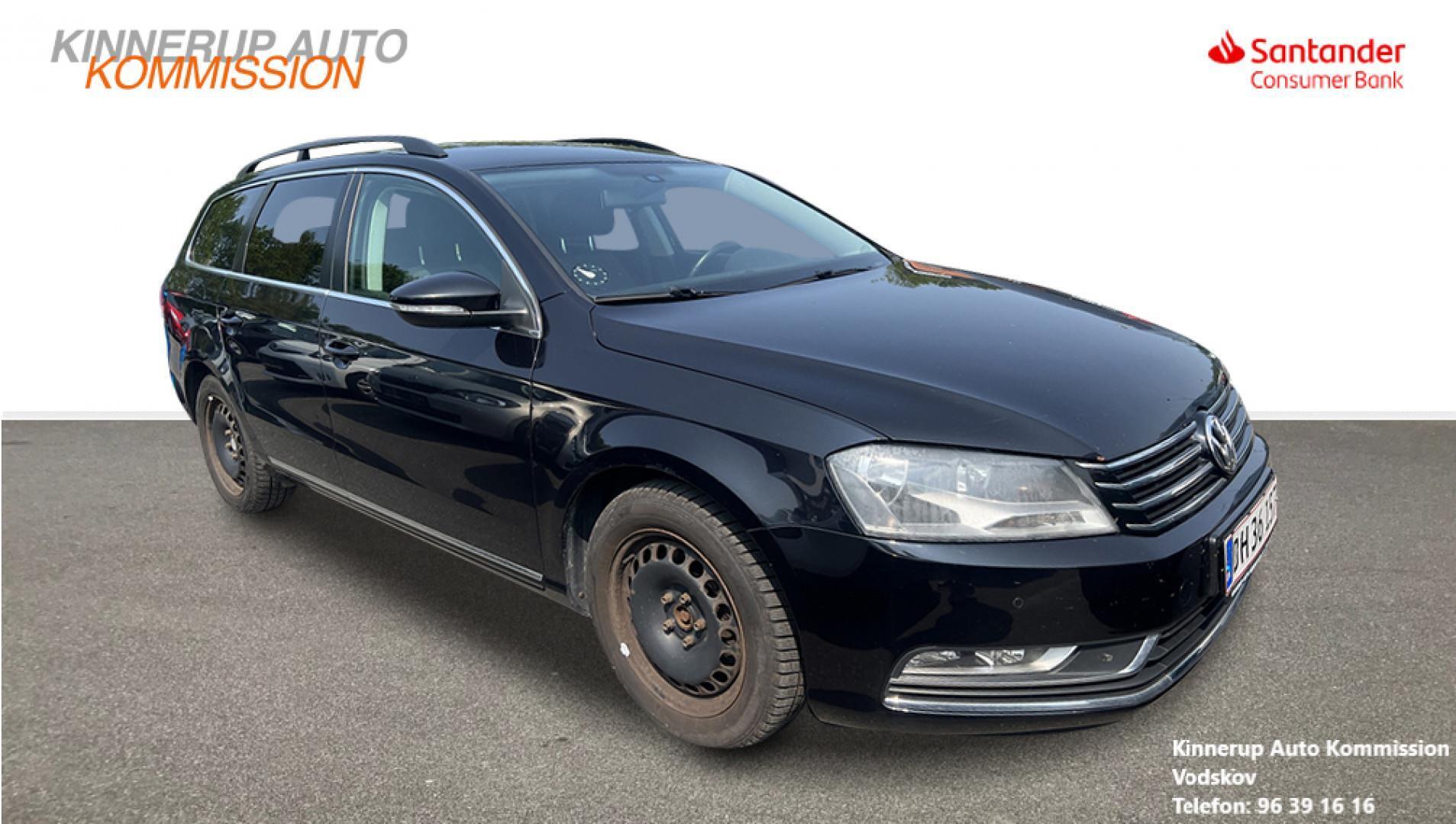 Sort VW Passat fra 2012