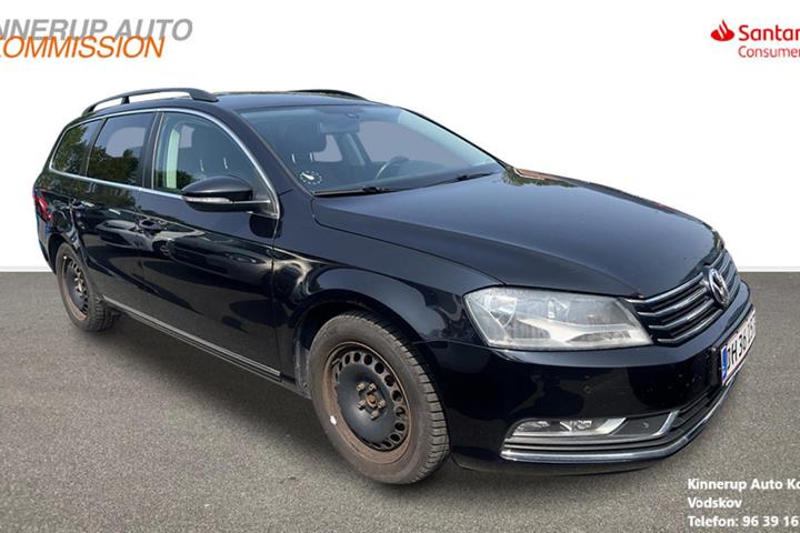 Sort VW Passat fra 2012