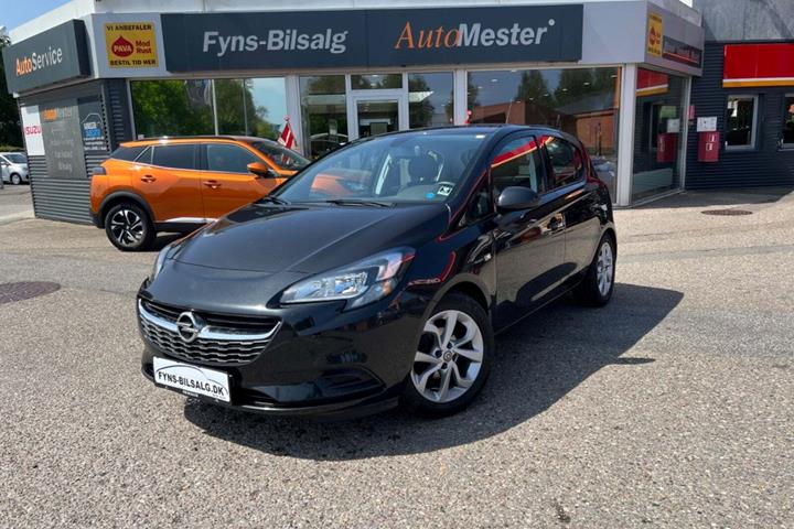 Grå Opel Corsa fra 2016