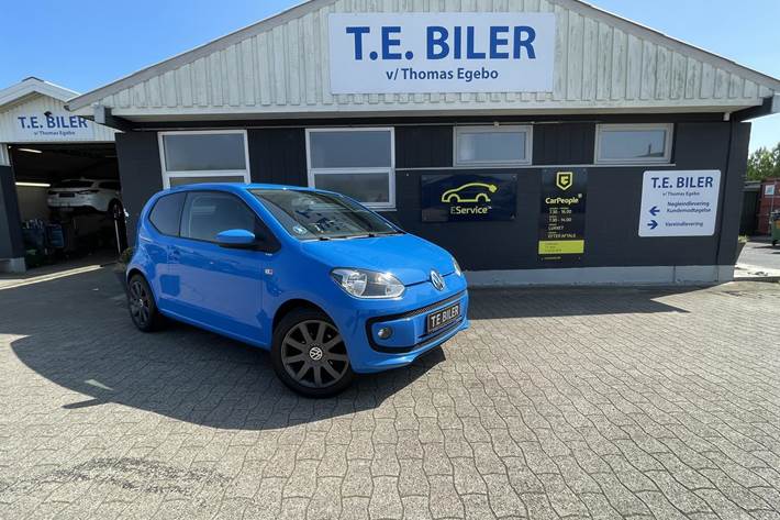 Blå VW up fra 2015