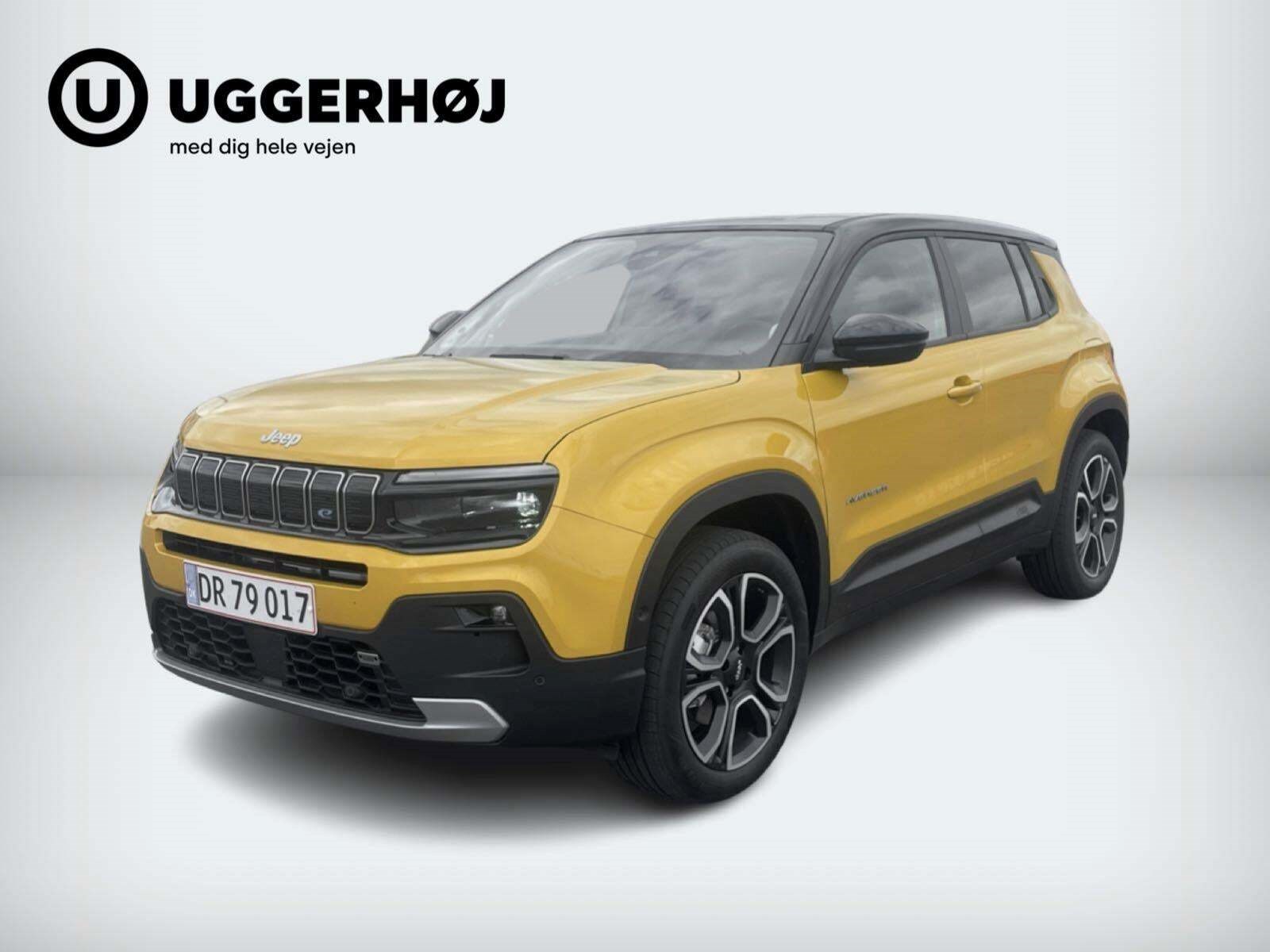 Guide til Jeep Avenger Elektro Summit+ (Årgang 05/2023 - 12/2023)