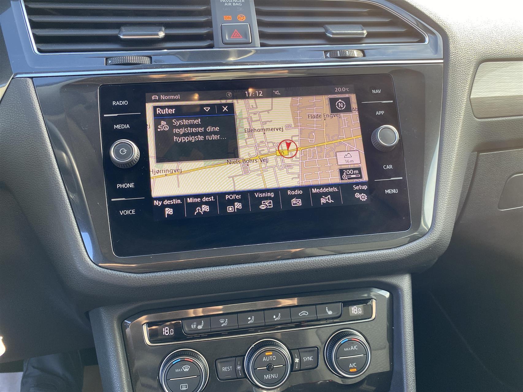 Sort VW Tiguan Allspace fra 2017