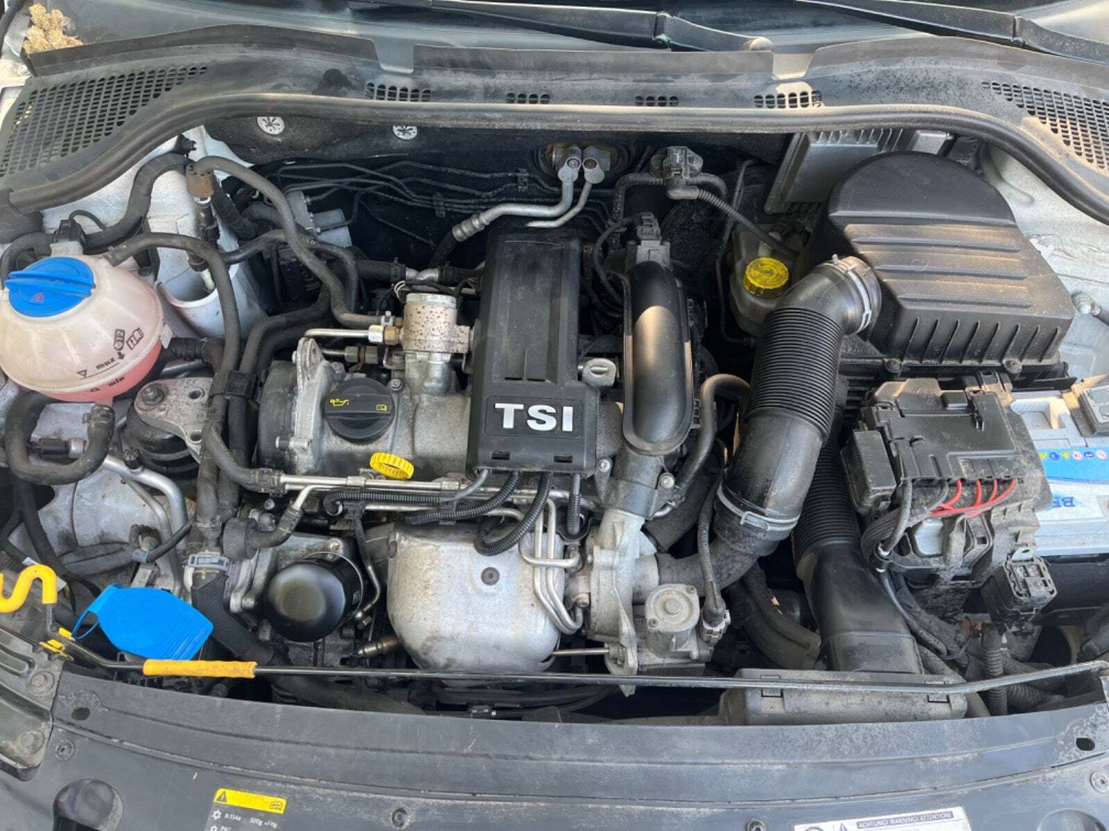 Hvid Skoda Rapid fra 2014