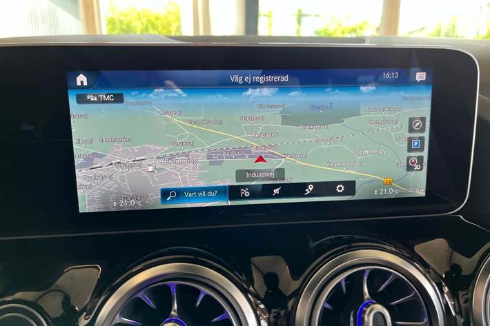 Grå Mercedes B200 d fra 2019