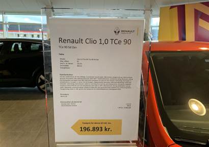 Renault Clio 1,0 TCE Zen 90HK 5d