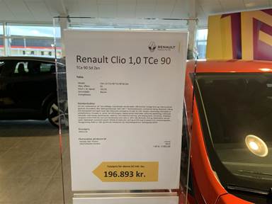 Renault Clio 1,0 TCE Zen 90HK 5d