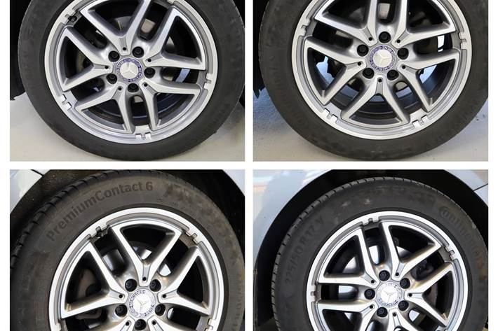 Grå Mercedes B180 d fra 2013