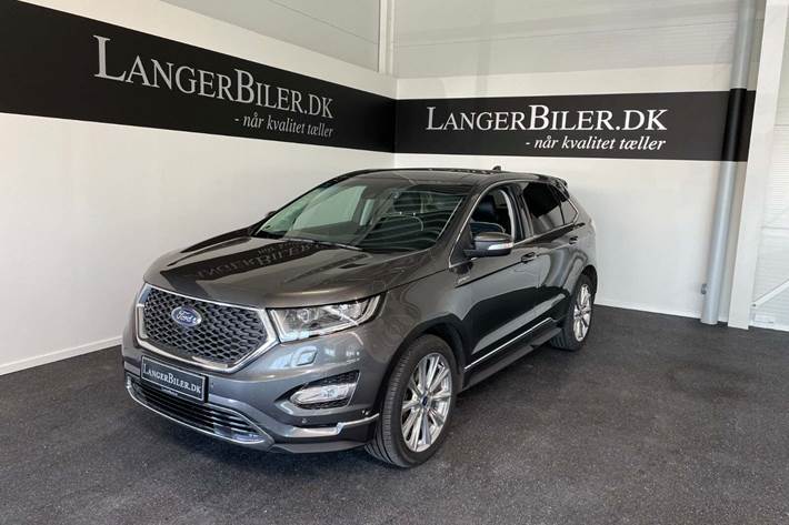 Grå Ford Edge fra 2017
