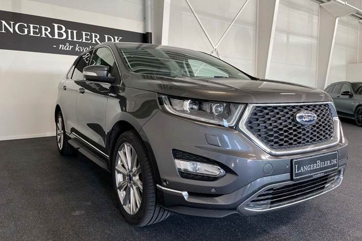 Grå Ford Edge fra 2017