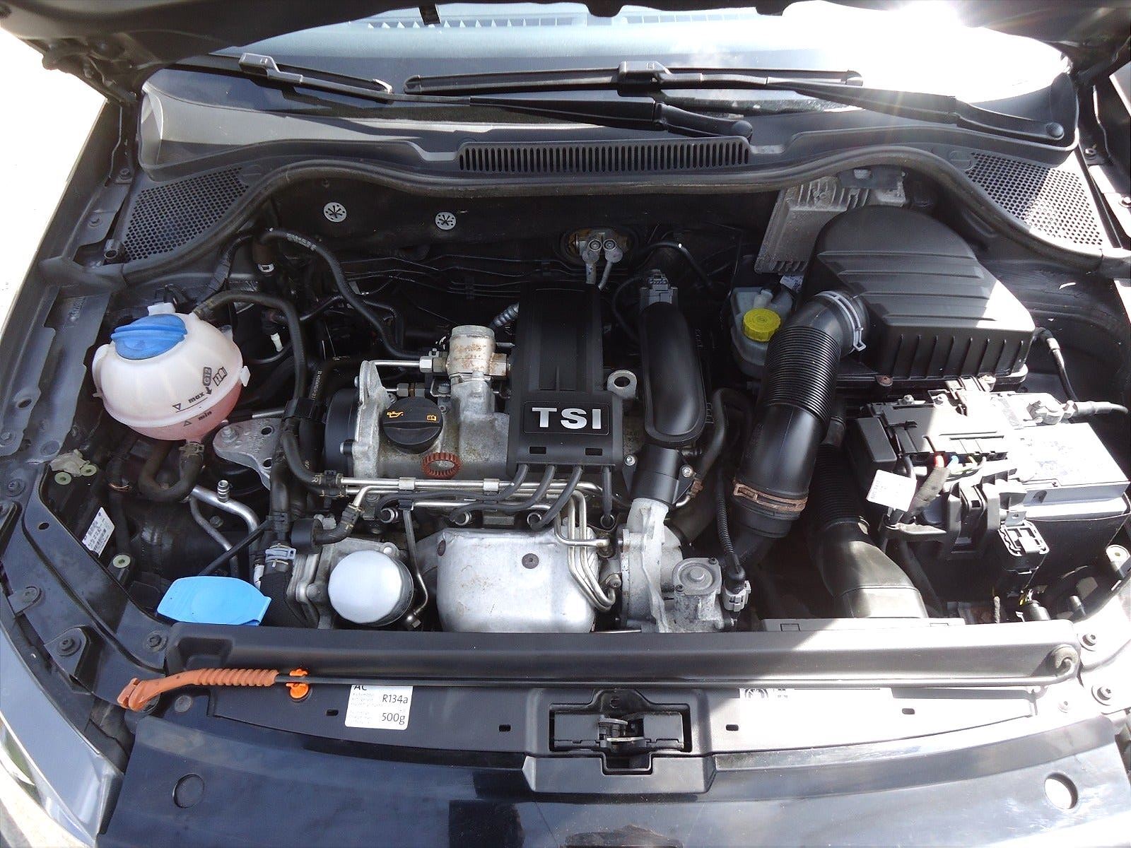 Grå VW Polo fra 2013