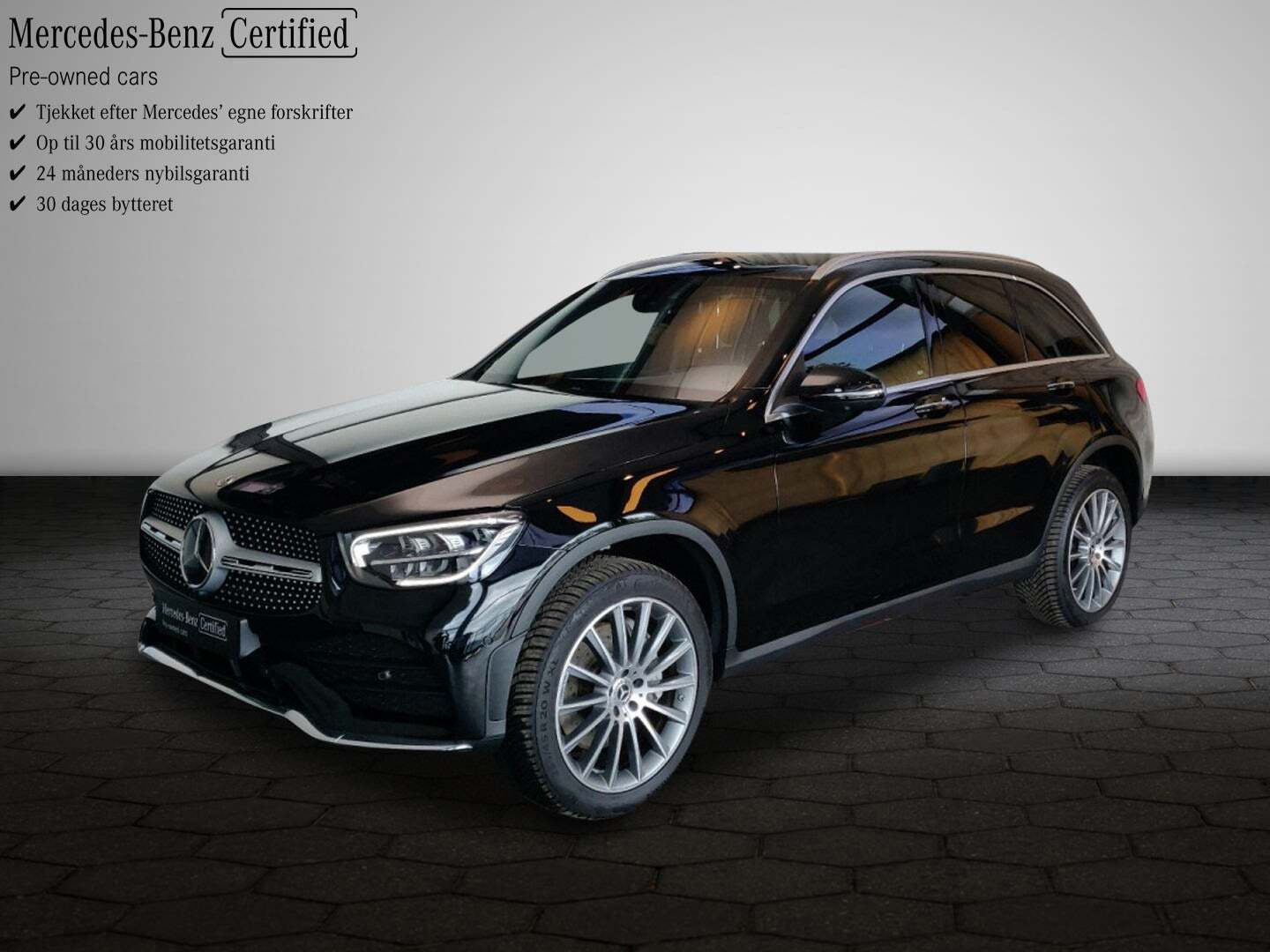 Sort Mercedes GLC300 de fra 2022