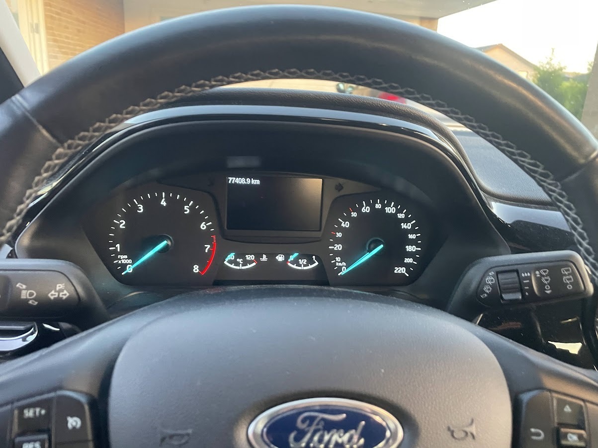 Grå Ford Fiesta fra 2017