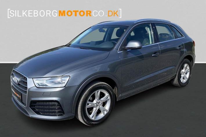 Grå Audi Q3 fra 2017