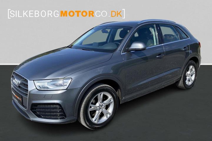 Grå Audi Q3 fra 2017