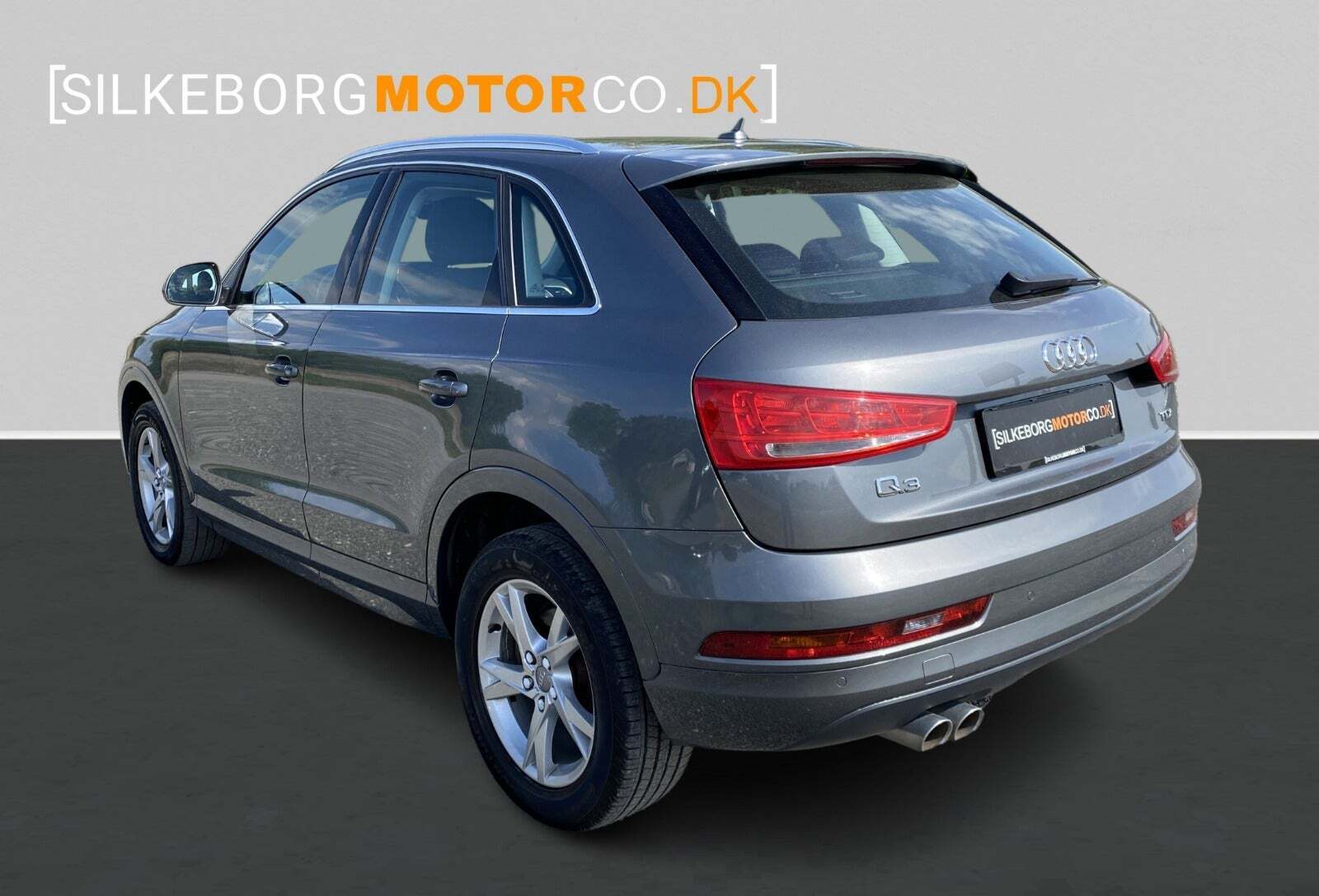 Grå Audi Q3 fra 2017