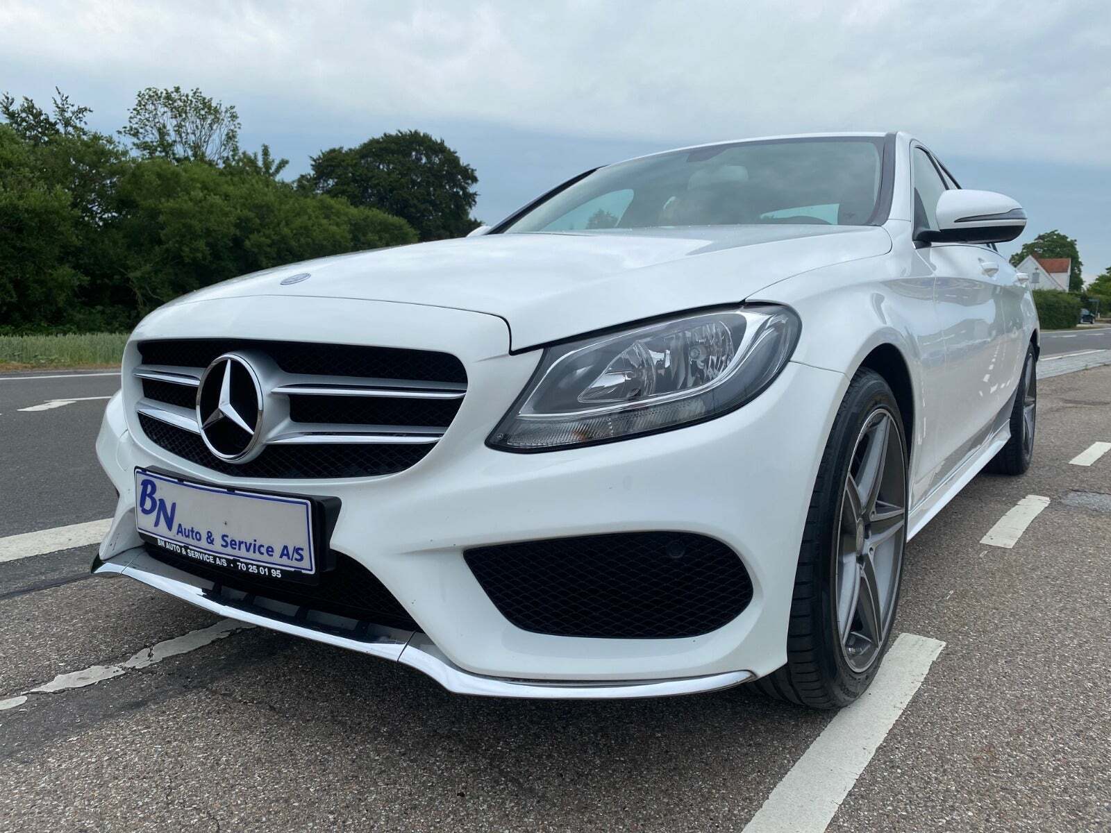 Hvid Mercedes C220 d fra 2016