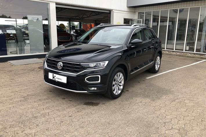 Grå VW T-Roc fra 2020