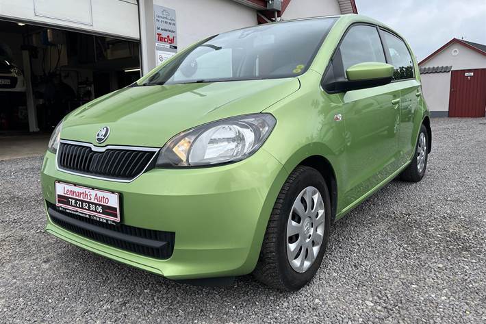 Grøn Skoda Citigo fra 2013