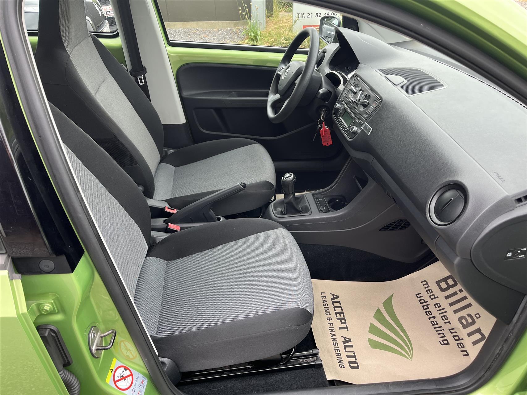 Grøn Skoda Citigo fra 2013