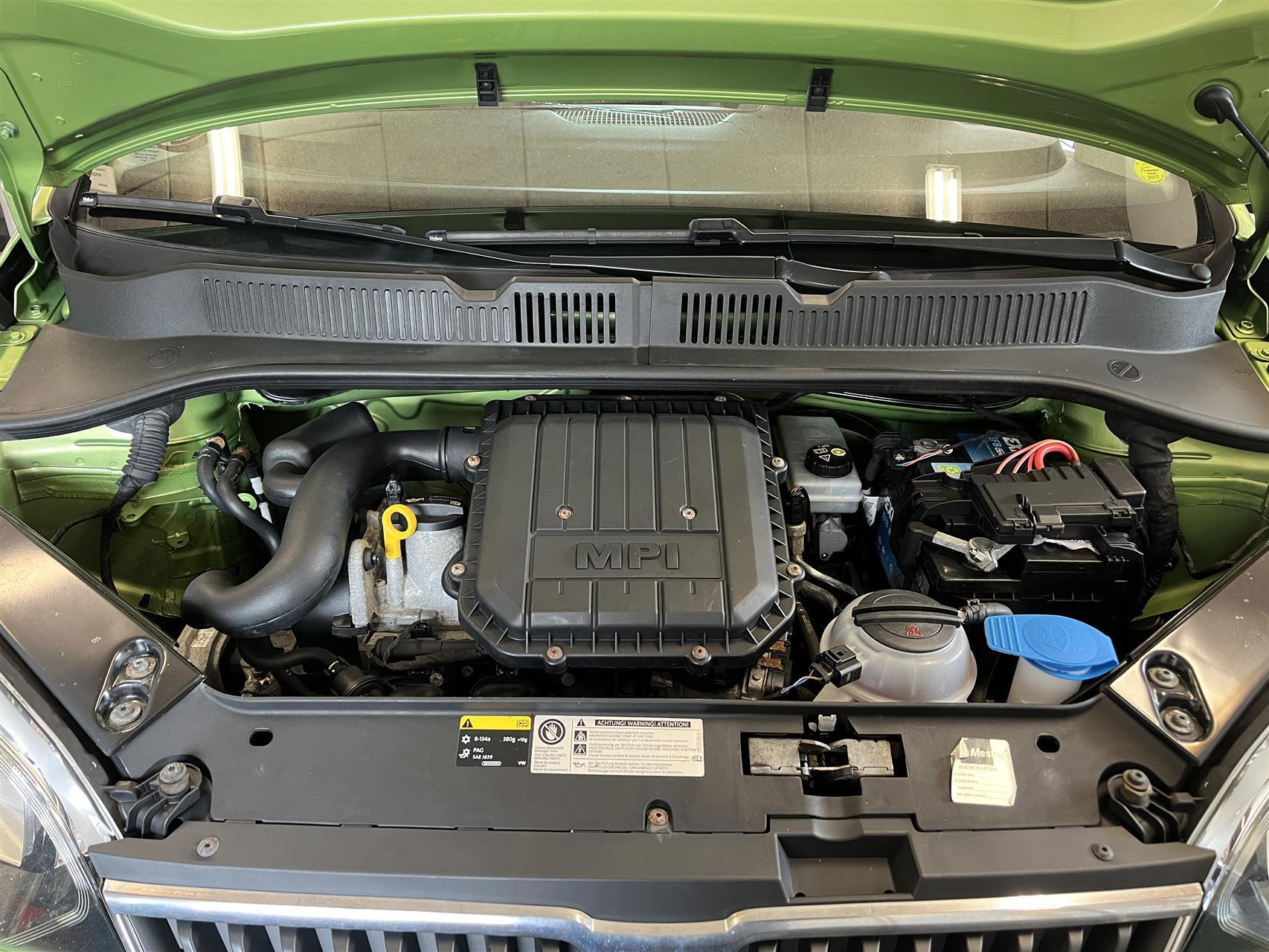 Grøn Skoda Citigo fra 2013