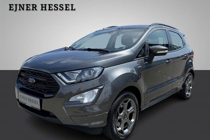 Grå Ford EcoSport fra 2018