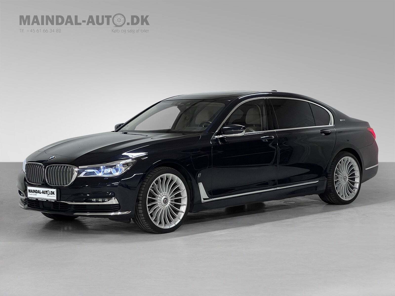 Beige BMW 740Le fra 2018